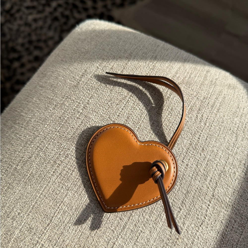 Coach Oversized Heart Bag Charm